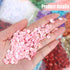 CCINEE 7mm Loose Sequins for Craft, 7500PCS Rainbow Cup Sequin Bulk Iridescent Spangles Assorted Round Embroidery Sequins for Easter Egg DIY Arts ...