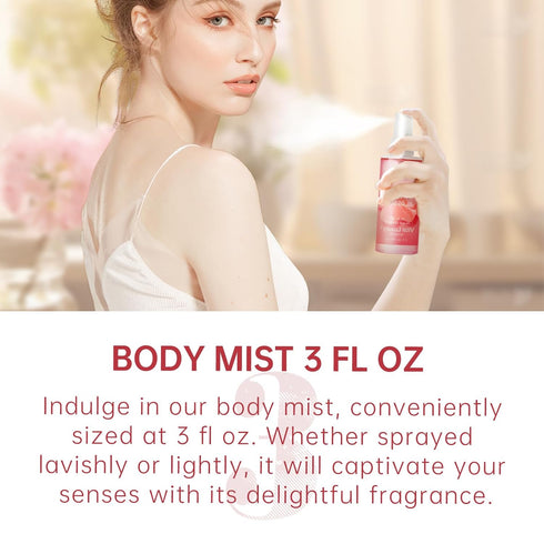 Bath and Body Gift Set for Women & Girls, Japanese Cherry Blossom Spa Set With Natural Extracts, 3PCS Set for - Shower Gel, Body Lotion, Body Mist...