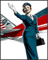 Posterizer 1 pcs-retro style flight attendant minimal art 1-Adventure Wall Art- Gift for Men Women Entrepreneur Teens -Decor for Home & Office- un...