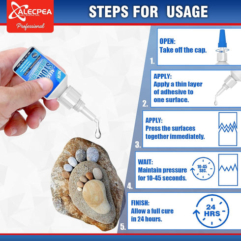 Stone Glue, 30g Marble Adhesive,for Restoration and Production of Marble, Granite, Artificial Stone and Tile Products...