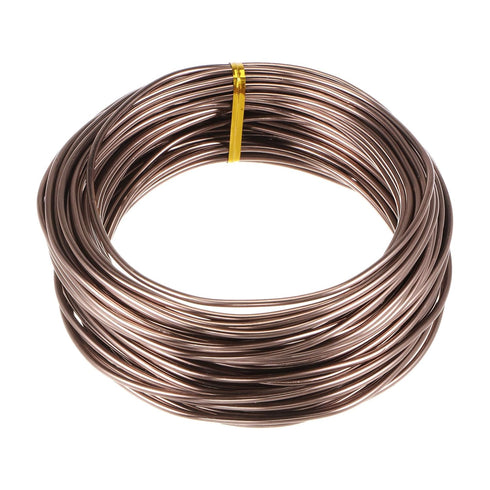 Bonsai Training Wire 2.5mm Total 20mm 66 Feet Anodized Aluminum Wire Corrosion Resistant Garden Wire for Plants Bonsai Trees Shaping Bending Indoo...