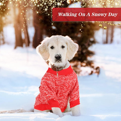 3 Pcs Pet Dog Sweater Jacket Knitwear Hoodie Clothes Pocket Puppy Coat Clothing Pup Christmas Shirt Costume Sweatshirt Fleece Lining Warm Winter S...