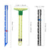 3 Pieces Sliding Gauge Measuring Sewing Tool Set Measuring Sewing Gauge 5-in-1 T-Shaped Sliding Gauge Ruler Fabric Quilting Ruler for Beginner Kni...