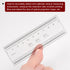Film Flexible Ruler 10cm 0.1mm Scale with R Angle PET Plastic Folding Straight Ruler Calibration Soft Ruler Measuring Tool for Factory, Transparen...