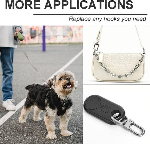 6 Pack 1 Inch Detachable Snap Hook Swivel Clasp, Metal Lobster Claw Clips Clasp with Screwdriver for Replacement Purse Keychain Hardware, Keyring ...