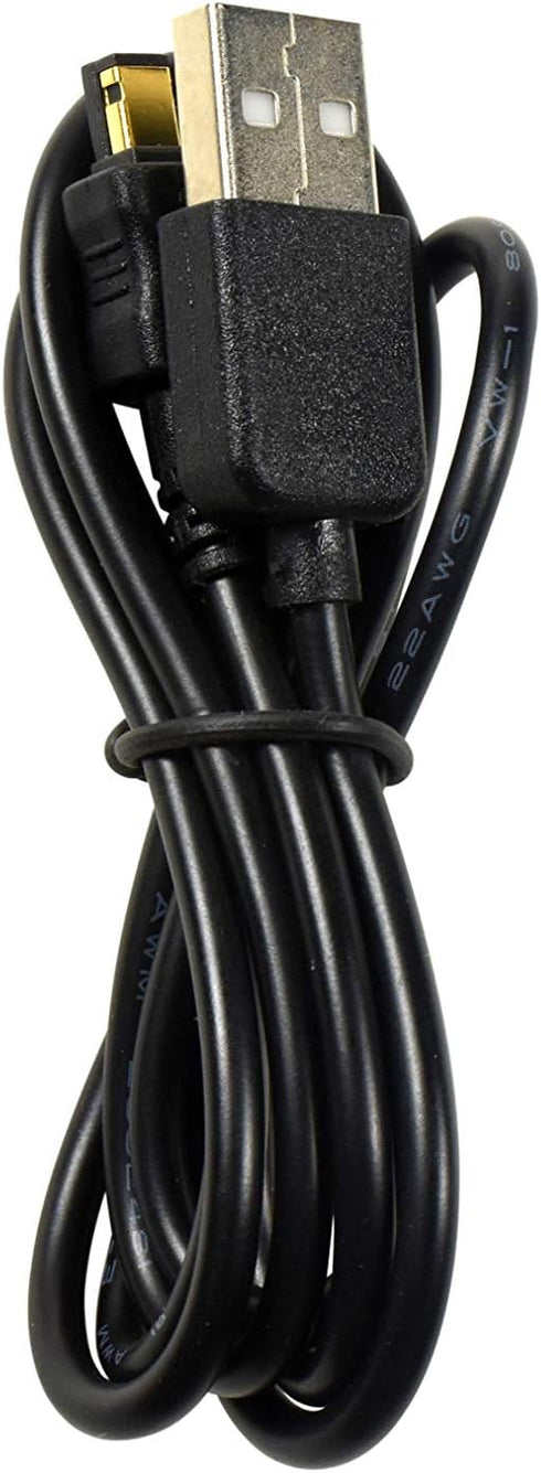 HQRP USB Charging Cable Compatible with Nikon COOLPIX L100 L105 L110 L120 L310 L320 L330 L340 L810 L820 L830 L840 S830 B500 Digital Camera 25803 V...