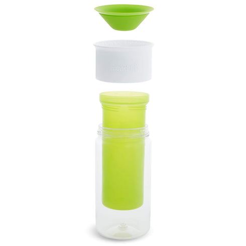 Munchkin® Miracle® 360 Insulated Sippy Cup, Includes Stickers to Customize Cup, 9 Ounce, Green...