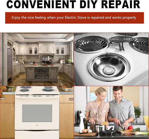 WB17T10006 Terminal Block Kit Compatible with GE Electric Stove, Range Surface Burner Plug Connector Replacement Kit Replaces AP3203326 WB17K10003...