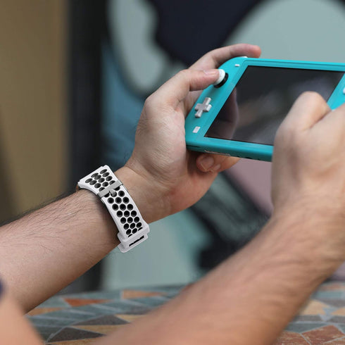 Lerobo 22mm Watch Band Compatible with Samsung Galaxy Watch 46mm/Galaxy Watch 3 45mm/Gear S3 Classic/Frontier,22mm Soft Silicone Breathable Watch ...