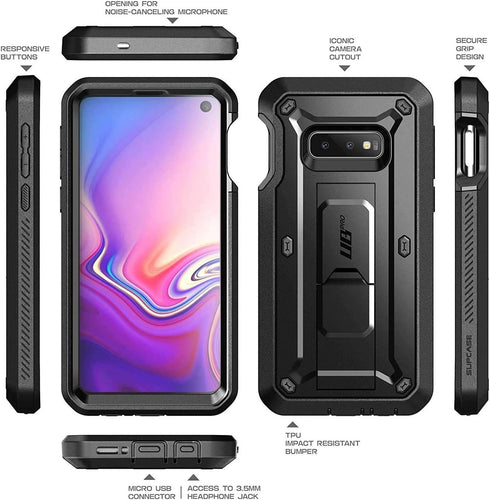 SUPCASE Unicorn Beetle Pro Series Designed for Samsung Galaxy S10e Case (2019 Release) Full-Body Dual Layer Rugged With Holster & Kickstand With B...