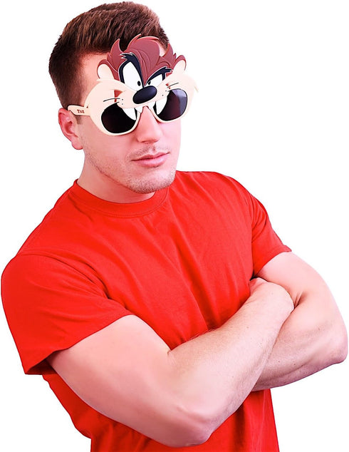 Sun-Staches Looney Tunes Sunglasses | Bugs, Taz or Marvin Costume Accessory | UV 400 | One Size Fits Most...