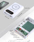 2-in-1 Cell Phone Wireless Charger Mobile Power Battery Charger Set,Portable Battery Charger with LCD Display and 2 USB Output Ports?DIY 4 * 21700...