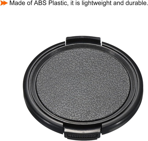 PATIKIL Camera Lens Cap, 4 Pack Sides Pinch Front Lens Cover with Microfiber Cleaning Cloth for 55mm Thread Universal DSLR Lenses for Nikon, for F...