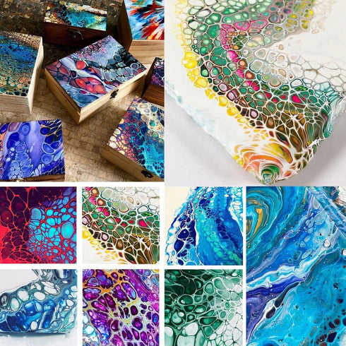 Silicone Pouring Oil Pure Silicone Oil for Creating Cell in Acrylic Paint Resin Pouring,4 Ounce...