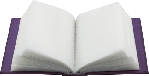 MCS Embossed Family 100-Pocket 4x6 Photo Album, Purple...