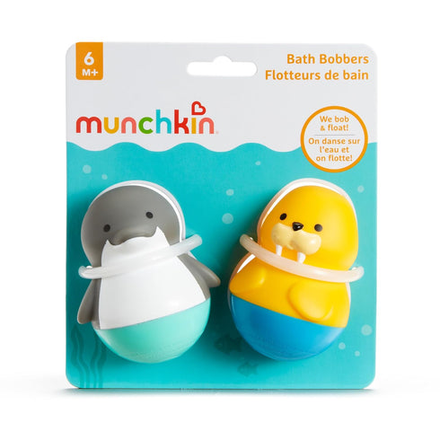 Munchkin® Bath Bobbers Mold Free Baby and Toddler Bath Toy, 6+ Months, Dolphin/Walrus...