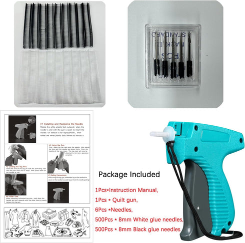 Stitchy Quick Clothing Fixer Stitch Gun for Clothes,Micro Tagging Gun for Clothing Mini Stitch Gun Price Tag Gun,Quick Stitch Sewing Gun Instant H...