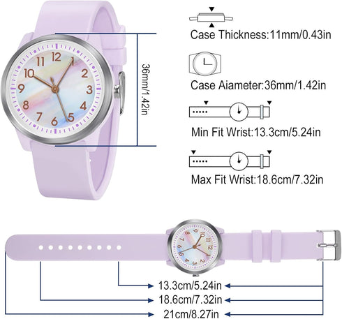 SOCICO Nurses Watch for Nurses, Doctors, Medical Professionals, Students, Easy to Read Dial, 50M Waterproof Women's Men Medical Analog Watch with ...