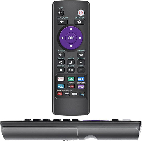 Universal Remote for Roku Boxes & TVs - Supports TCL, Sanyo, LG, RCA, Philips, HITACHI, ONN, Insignia, Hisense, Sharp, JVC - Roku 1/2/3/4 HD LT XS...