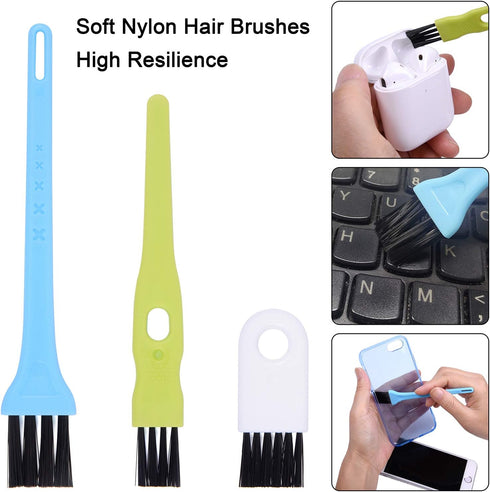 45 Pcs Cell Phone Cleaning Kit, Wisdompro USB Charging Port Cleaner and Headphone Jack Brush Tool Set Compatible with iPhone, iPad, Airpod, Laptop...