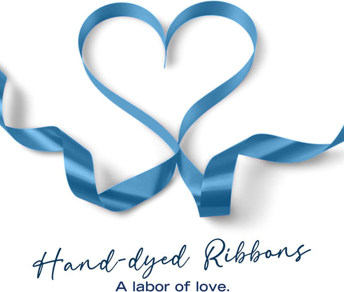 New 7mm Size ThreadNanny 6 Spools of 100% Pure Silk Ribbons - Blue Tones - 60 Meters x 7mm...