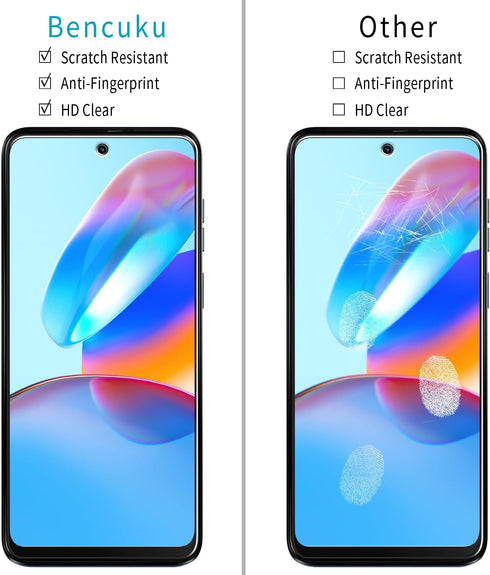 (2 Pack) HPTech Screen Protector Designed for Motorola Moto G Play (2024) Tempered Glass, 9H Hardness, Anti Scratch, Bubble Free, Case Friendly......