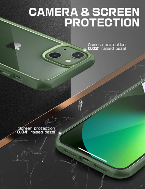 SUPCASE Unicorn Beetle Style Series Case for iPhone 13 (2021 Release) 6.1 Inch, Premium Hybrid Protective Clear Case (Jasper)...