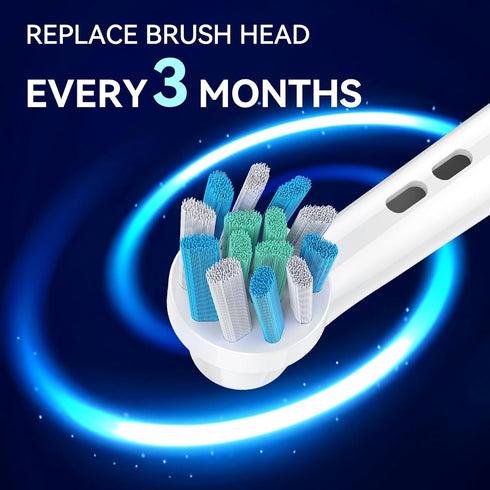 4 Packs Professional Sensitive Electric Toothbrush Replacement Heads...