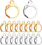 Earrings with Jump Hook, 100 Pieces Round Leverback Earring Hooks Earwires Replacement French Style,Golden and Silver...