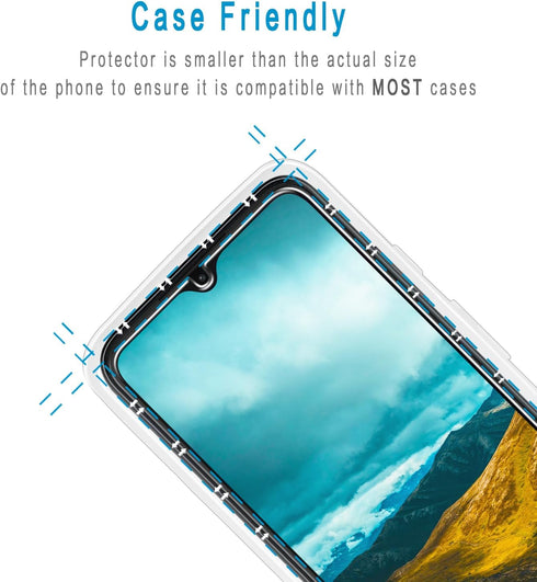 (2 Pack) by HPTech Designed for T-MOBILE REVVL 6 5G / REVVL 6x 5G Tempered Glass Screen Protector, Anti Scratch, Bubble Free......