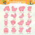 16 Pcs Farm Animal Cookie Cutters with Plunger Stamps Set, Farm Animal theme Fun Cookie Mold, 3D Animal Shape Cookie Cutters, Animal Series Shape ...