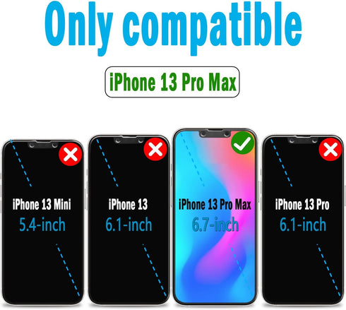 (2 Pack) Matte Glass Screen Protector Designed for iPhone 13 Pro Max, iPhone 14 Plus (6.7-inch) Tempered Glass Film, Anti Glare, Anti Fingerprint,...