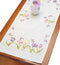 Janlynn Stamped Embroidery Kit, Tulip Garden Dresser Scarf...