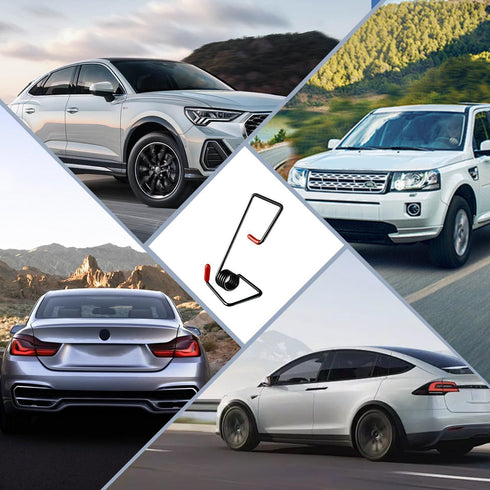 4pcs Windshield Wiper Arm Pressure Spring Booster, Wiper Arm Pressure Spring, Improved Visibility in Rain/Snow, Perfect Replacement Kit for Clear ...