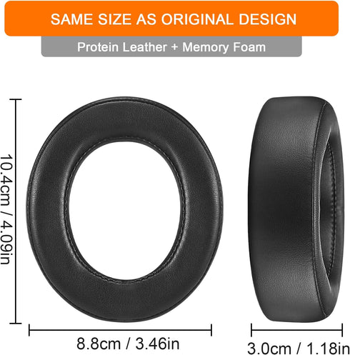 HS60 Earpads, GVOEARS Replacement Ear Pads Cushion for Corsair HS70/Pro HS60/Pro HS50/Pro, Durable Leather Gaming Headset Noise Isolation Earpads ...