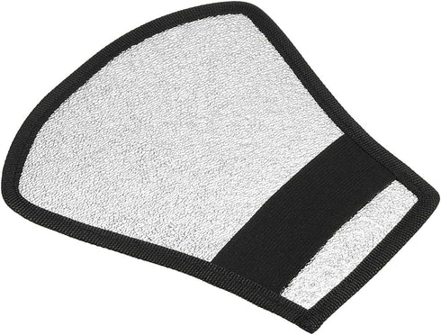 PATIKIL Flash Diffuser Reflector, 2-Sided Flexible Bend Bounce Reflector with Elastic Strap for Flashlight Photography Camera Speed Light, Silver ...