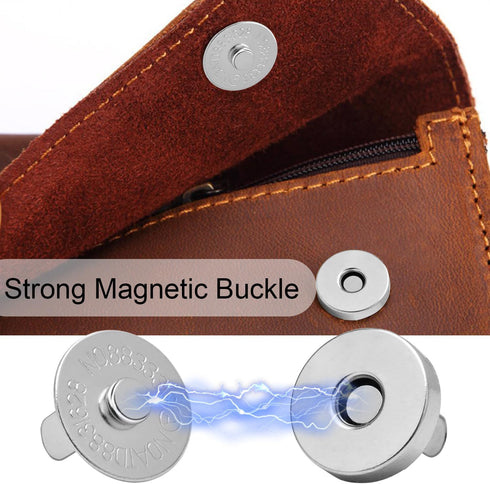 CooBigo 24Sets Magnetic Snaps for Purse Closures 18mm Magnetic Fastener Replacement Kit Magnetic Snaps for Purses and Totes Clothing Bag DIY Craft...