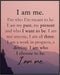 Posterizer 1 pcs-I Am Me-I'm Who I'm Meant To be-Quotes-Motivational & Inspirational Art- Living Room Bedroom Decor- unframed wall art...