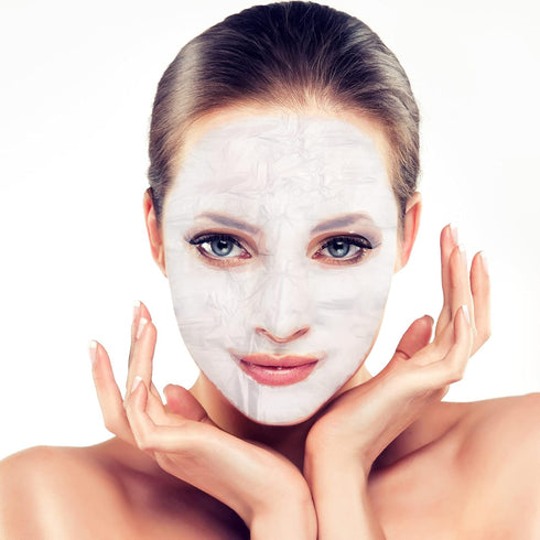 PAGOW 600 Sheets Facial Mask Preservative Disposable, Plastic Thin Face Mask Skin Care, DIY Clear Face Mask Paper Beauty Sheets for Face Skincare ...