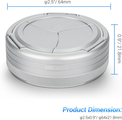 Auto Lens Cap Cover for Sony ZV-1 II ZV-1II ZV1II ZV1 II and ZV-1 ZV1 Digital Camera, Lens Dust Cap with Automatic Opening & Closing Design, ZV-1 ...