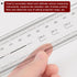 2pcs Film Flexible Ruler 100cm 0.1mm Scale with R Angle & Width Lines PET Plastic Folding Straight Ruler Calibration Soft Ruler Measuring Tool for...