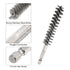 3pcs Stainless Steel Bore Brush 17mm Dia Cleaning Wire Brush with Handle 1/4 Inch Hex Shank for Tubes, Ports, Bearings...