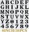 8 Inch Letter Stencils for Painting on Wood, 36pcs Large Stencil Letters Alphabet Stencils Drawing Templates for Wall Sign Home Decor...