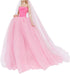 BJDBUS 11.5 inch Girl Doll Clothes, Pink Trailing Wedding Dress with Veil...