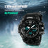 Men's Watches Sports Outdoor Waterproof Military Tactical Watch Date Multi Function LED Alarm Stopwatch Watches for Men...