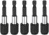 5pack 60mm Magnetic Screwdriver Bits Holder Extension Quick Release Drill Bit Chuck Adapter with 1/4" Hex Shank for Socket Driver Adapter Power To...