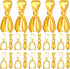 Aylifu 60 Pieces Golden Pinch Necklace Clasps Bails Brass Clip Buckle Bead Pendant Connectors Pinch Dangle Findings for DIY Jewelry Making Craft S...