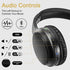 A10 Noise Cancelling Headphones Wireless, Black Bluetooth Headset with Mic, Bluetooth 5.3, HiFi Stereo Sound, Deep Bass, 20+H Playtime, Lightweigh...
