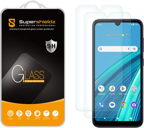 Supershieldz (2 Pack) Designed for Cricket Debut S2 / AT&T Calypso 4 Tempered Glass Screen Protector, Anti Scratch, Bubble Free...
