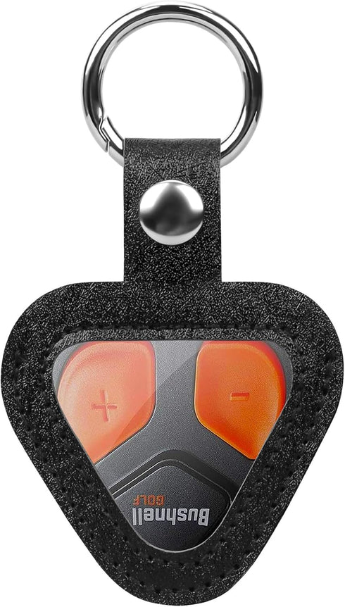 BOVKE Protective Case for Bushnell Wingman View Golf GPS Speaker Bluetooth Button, Wingman View Remote Control Holder Cover with Carabiner, Black...